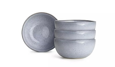 Habitat Evora Blue Cereal Bowl 4Pk
