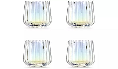 Iridescent Lustre Fluted Hi-Ball Glass