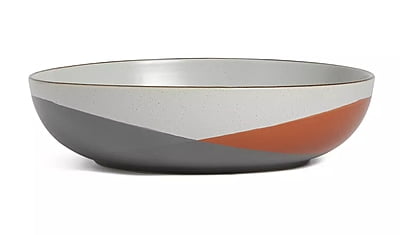 Habitat Dipped Speckle Serve Bowl