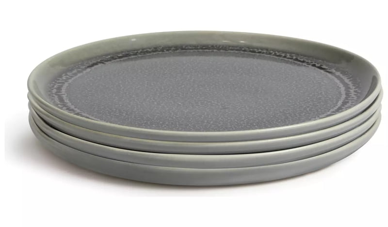 Habitat Evora Green Side Plate 4Pk Habitat Evora Green Side Plate 4Pk