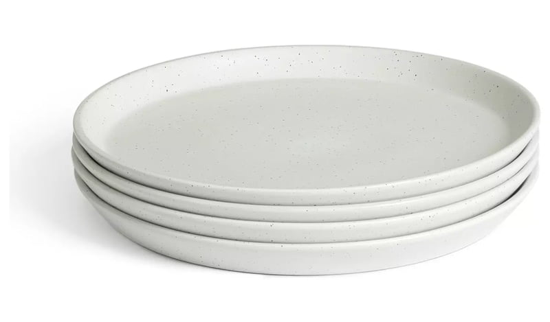 Habitat Addison White Side Plate 4Pk Habitat Addison White Side Plate 4Pk