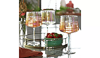 Habitat Iridescent Fluted Gin Glass 4Pk Habitat Iridescent Fluted Gin Glass 4Pk