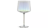 Habitat Iridescent Fluted Gin Glass 4Pk Habitat Iridescent Fluted Gin Glass 4Pk