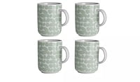 Habitat Scandi Decal Mug 4Pk Habitat Scandi Decal Mug 4Pk
