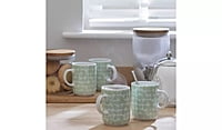 Habitat Scandi Decal Mug 4Pk Habitat Scandi Decal Mug 4Pk