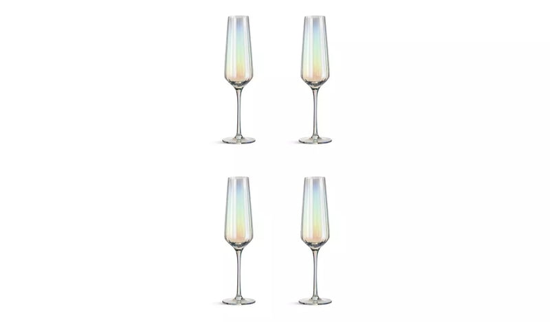 Habitat Iridescent Lustr Flute Champ 4Pk Habitat Iridescent Lustr Flute Champ 4Pk