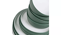 Habitat Two Tone 16Pc Dinner Set White/Green