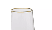 Habitat Gold Rim Hi Ball 4Pk Habitat Gold Rim Hi Ball 4Pk
