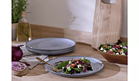 Habitat Evora Blue Dinner Plate 4Pk Habitat Evora Blue Dinner Plate 4Pk