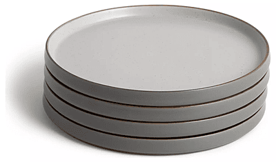 Habitat Grey Speckle Side Plate 4Pk