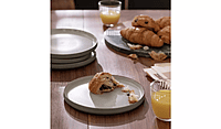 Habitat Grey Speckle Side Plate 4Pk Habitat Grey Speckle Side Plate 4Pk