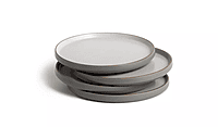 Habitat Grey Speckle Side Plate 4Pk Habitat Grey Speckle Side Plate 4Pk