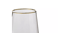 Habitat Gold Rim Tumbler 4Pk Habitat Gold Rim Tumbler 4Pk