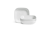 Habitat Riko Square 4Pk Pasta Bowls