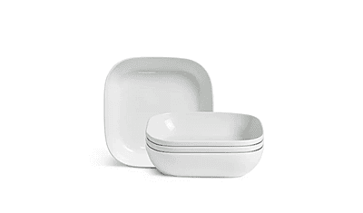 Habitat Riko Square 4Pk Pasta Bowls