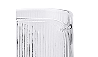 Habitat Clear Ribbed Carafe Habitat Clear Ribbed Carafe