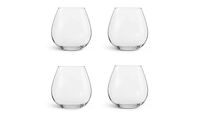 Habitat Portofino Stemles Wine Glass 4Pk