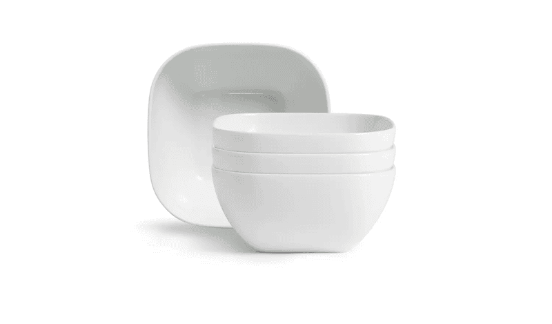 Habitat Riko Square 4Pk Cereal Bowls Habitat Riko Square 4Pk Cereal Bowls