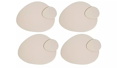 Habitat Faux Leatherpebble Plc N Cst Set