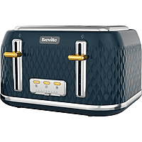 Breville Curve 4 Slice Toaster Chrome Breville Curve 4 Slice Toaster Chrome