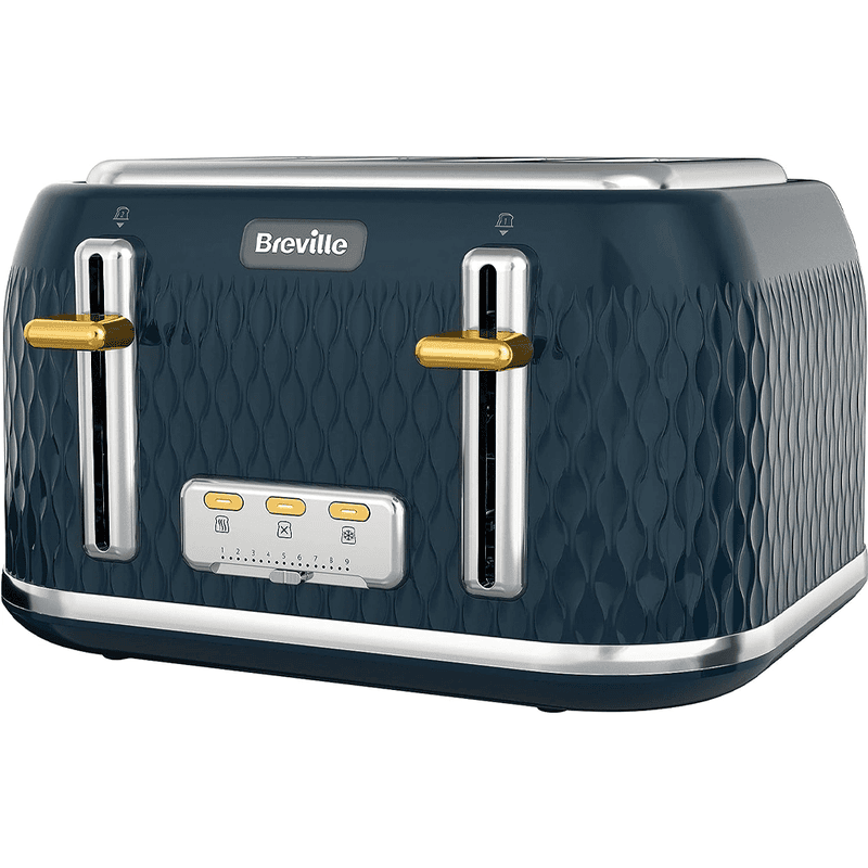 Breville Curve 4 Slice Toaster Chrome Breville Curve 4 Slice Toaster Chrome