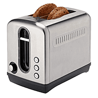 Cookworks Brushed Illuminated 2 Slice Toaster Cookworks Brushed Illuminated 2 Slice Toaster