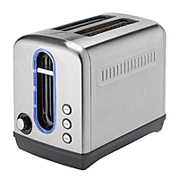 Cookworks Brushed Illuminated 2 Slice Toaster Cookworks Brushed Illuminated 2 Slice Toaster
