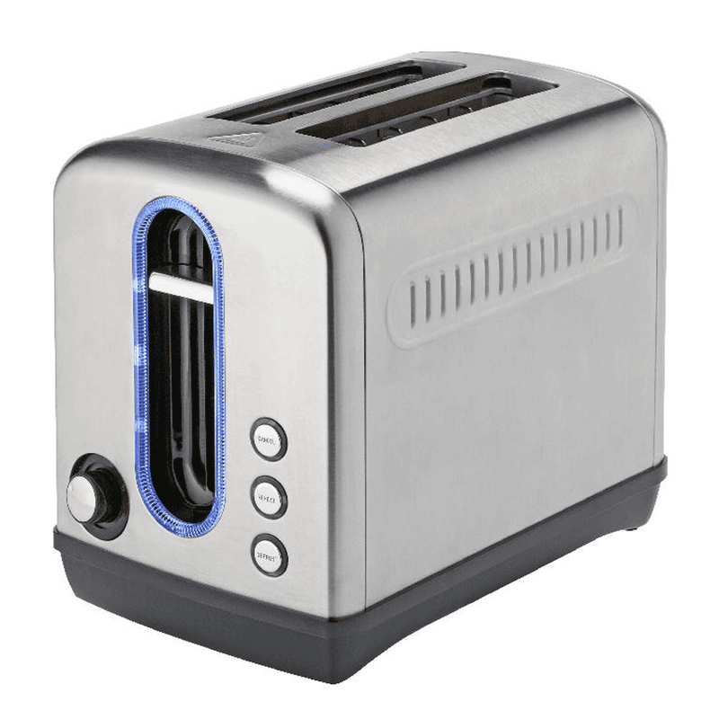 Cookworks Brushed Illuminated 2 Slice Toaster Cookworks Brushed Illuminated 2 Slice Toaster
