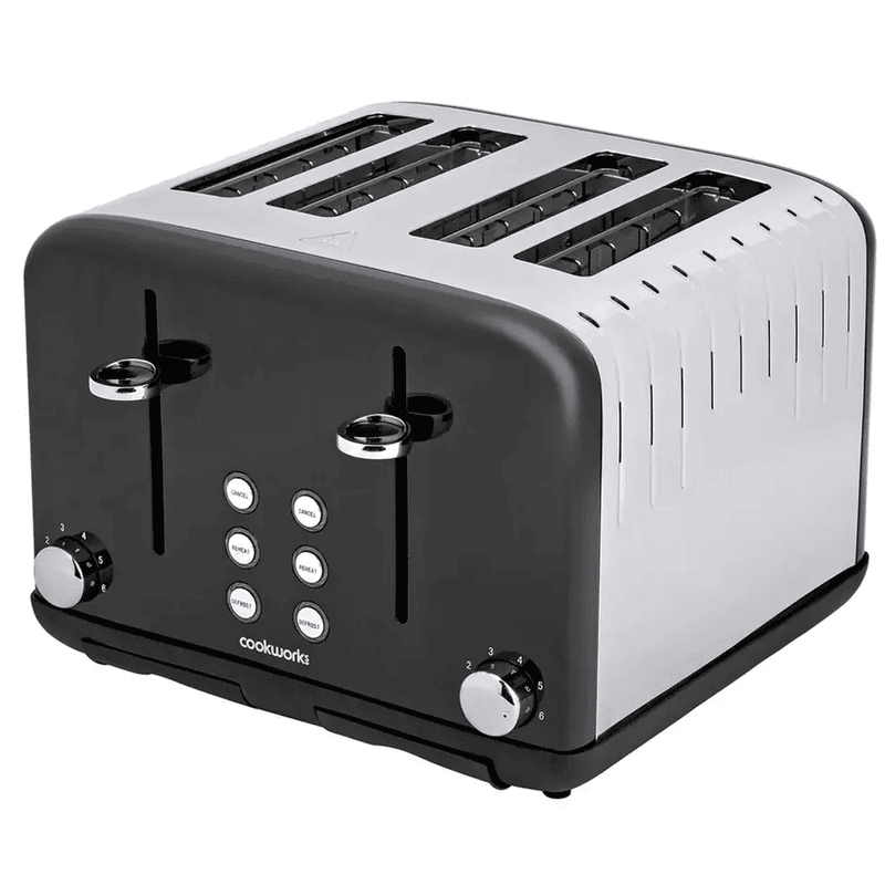 Cookworks Metal Pyramid 4 Slice Toaster Cookworks Metal Pyramid 4 Slice Toaster