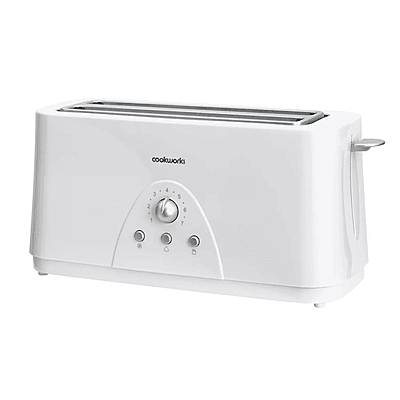 Cookworks 4 Slice Long Slot Toaster