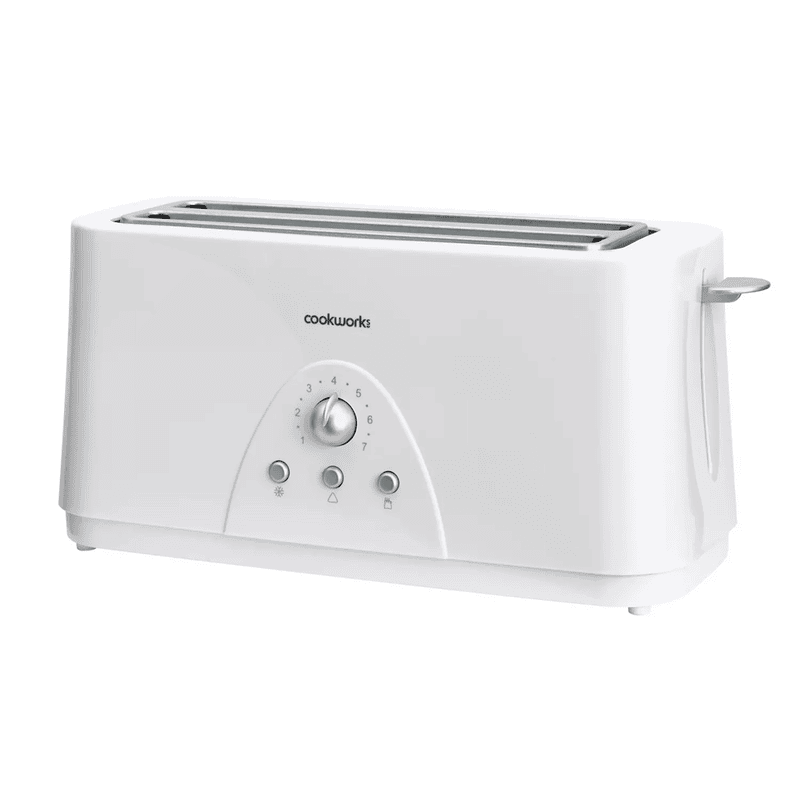 Cookworks 4 Slice Long Slot Toaster Cookworks 4 Slice Long Slot Toaster
