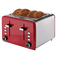 Cookworks Brushed 4 Slice Toaster Cookworks Brushed 4 Slice Toaster