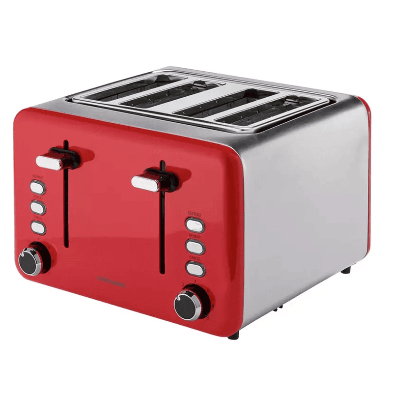 Cookworks Brushed 4 Slice Toaster Cookworks Brushed 4 Slice Toaster