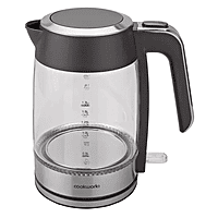 Cookworks Stainless Steel Glass Kettle Cookworks Stainless Steel Glass Kettle