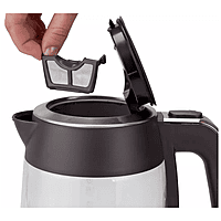Cookworks Stainless Steel Glass Kettle Cookworks Stainless Steel Glass Kettle