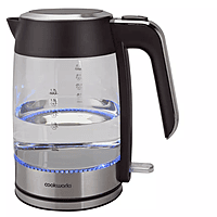 Cookworks Stainless Steel Glass Kettle Cookworks Stainless Steel Glass Kettle