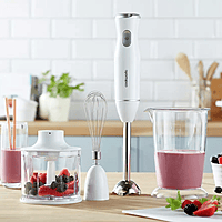 Cookworks Stainless Steel Hand Blender with Accessories Cookworks Stainless Steel Hand Blender with Accessories