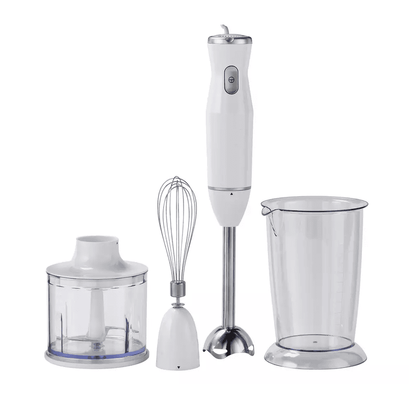 Cookworks Stainless Steel Hand Blender with Accessories Cookworks Stainless Steel Hand Blender with Accessories