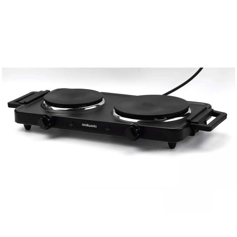 Cookworks Table Top Hob Hotplate Double Cookworks Table Top Hob Hotplate Double