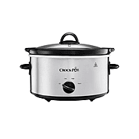 Crockpot 3.7L Slow Cooker Stainless Steel Crockpot 3.7L Slow Cooker Stainless Steel