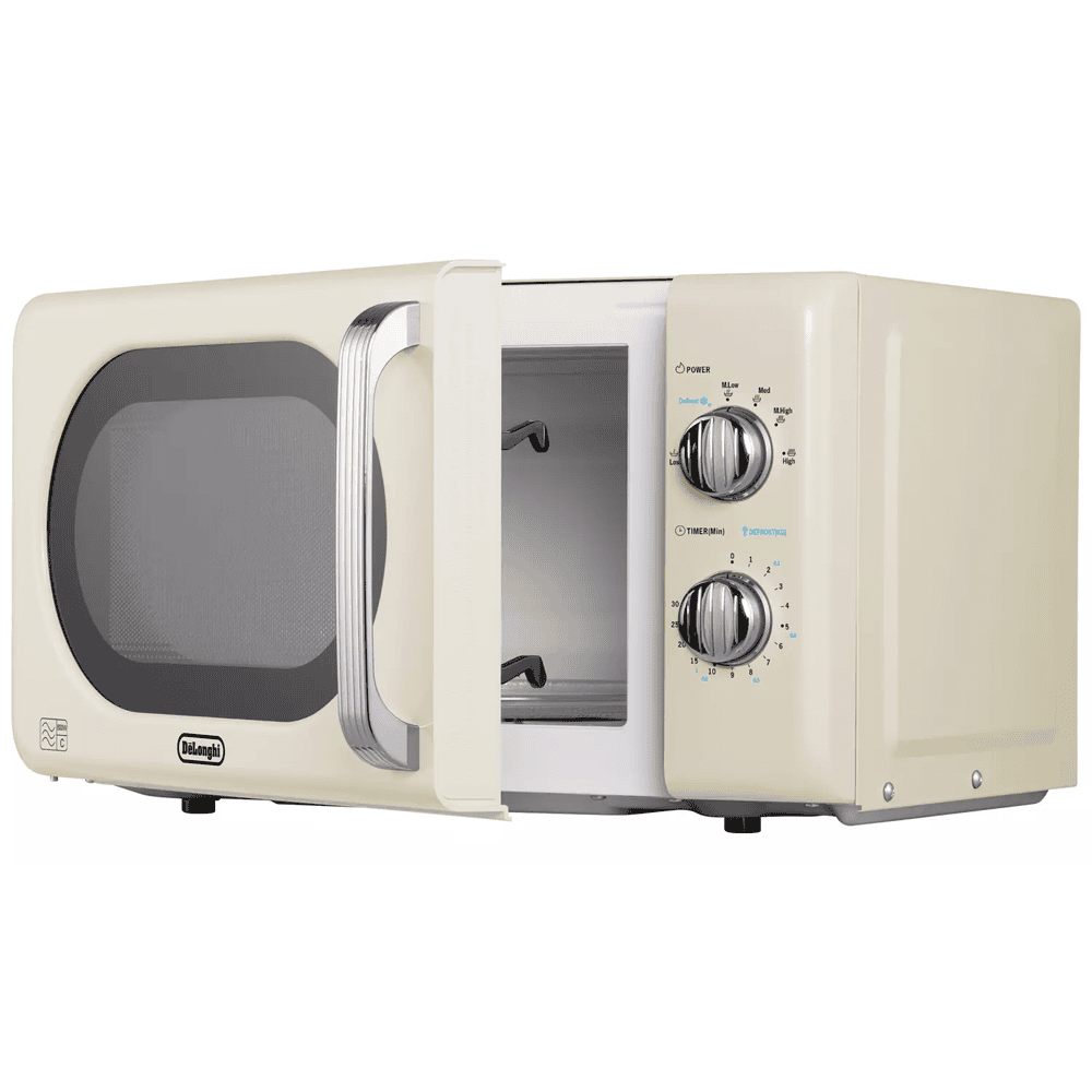 Delonghi Retro Standard Microwave Stylish and Functional Retro