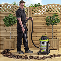 Guild 30L Wet And Dry Vacuum Cleaner - Stainless Steel Guild 30L Wet And Dry Vacuum Cleaner - Stainless Steel