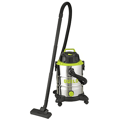 Guild 30L Wet And Dry Vacuum Cleaner - Stainless Steel