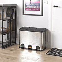 Habitat 45 Litre Triple Compartment Recycling Bin Habitat 45 Litre Triple Compartment Recycling Bin