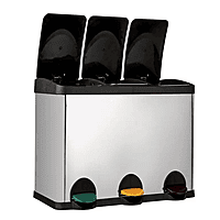 Habitat 45 Litre Triple Compartment Recycling Bin Habitat 45 Litre Triple Compartment Recycling Bin