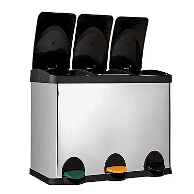 Habitat 45 Litre Triple Compartment Recycling Bin