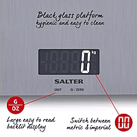 Salter Stainless Steel Electronic Scale Salter Stainless Steel Electronic Scale