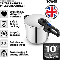Tower 7L Aluminum Pressure Cooker Induction Tower 7L Aluminum Pressure Cooker Induction
