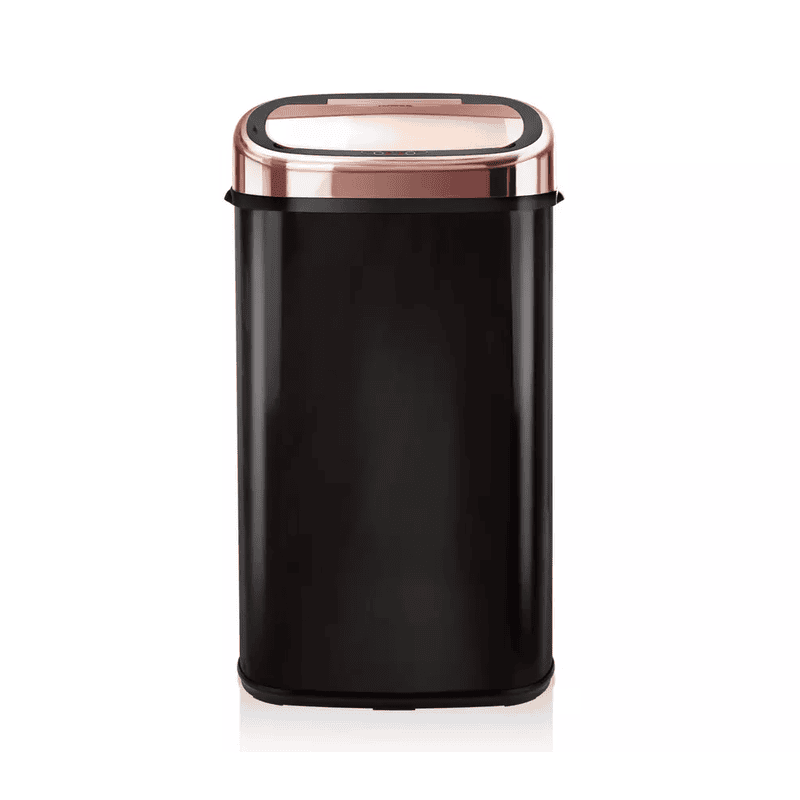 Tower Sensor Bin 58Ltr - Black & Rose Gold Tower Sensor Bin 58Ltr - Black & Rose Gold