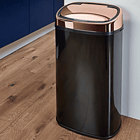 Tower Sensor Bin 58Ltr - Black & Rose Gold Tower Sensor Bin 58Ltr - Black & Rose Gold
